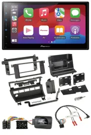 Pioneer DAB USB Lenkrad Bluetooth 2DIN Autoradio für BMW 3er 1999-2006 5 Schalte