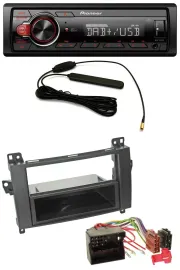 Pioneer MP3 DAB 1DIN AUX USB Autoradio für Mercedes B-Klasse (T245, 05-11)