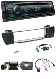Kenwood Bluetooth USB CD Lenkrad DAB Autoradio für BMW X3 E83 2004-2010 mittig