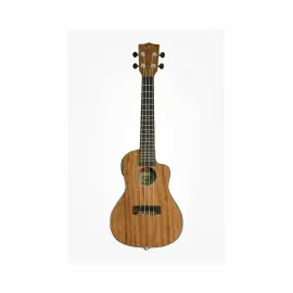 KALA KA-SMHCE-C - Solid Mahogany Concert Ukulele, with EQ, Cutaway & Case