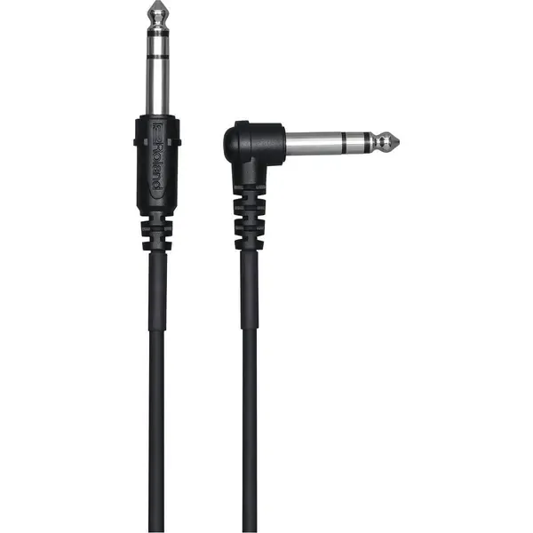 Коммутационный кабель Roland PCS-10-TRA 10' 1/4" TRS Angled to 1/4" TRS Straight V-Drums Trigger Cable