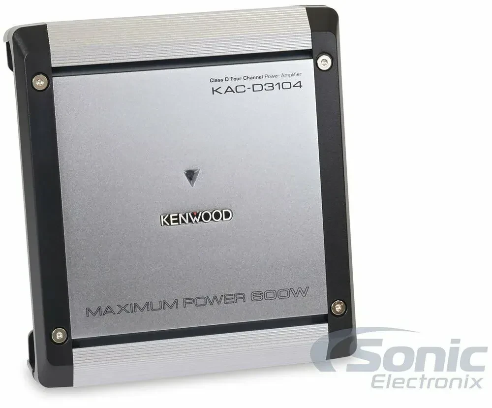 Усилитель для авто Kenwood KAC-D3104 4-канальный, Class D, 600 W, 4 Ом