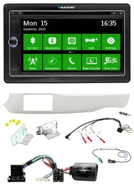 Blaupunkt Bluetooth 2DIN Lenkrad DAB USB TMC Navigation für Alfa Giulietta 10-14
