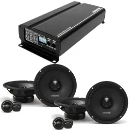Alpine KTA-450 Power Pack w/ 2 Pairs 6.5" Speakers (DM-65C-G)