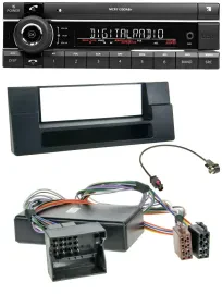 Kienzle Bluetooth MP3 USB DAB Autoradio für BMW X5 E53 5er E39 Ablagefach Quadlo