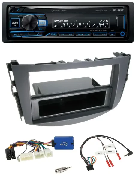 Alpine USB Bluetooth DAB Lenkrad Autoradio für Toyota RAV-4 2011-2013
