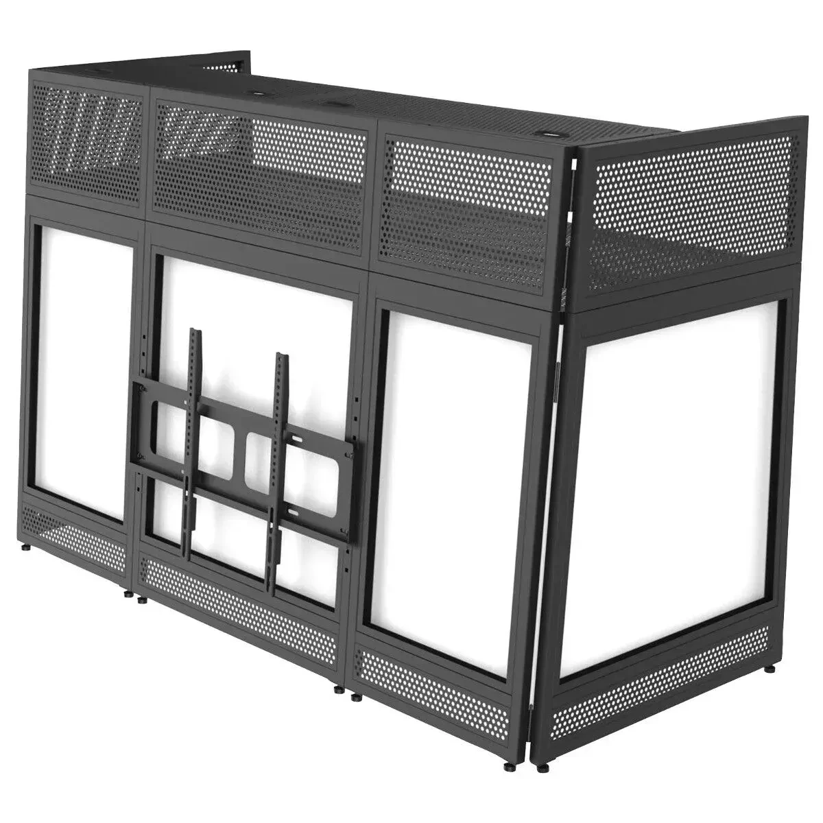 Стойка для микшера Odyssey DJBOOTHM78 поверхность 70", формат Battle, с креплением для TV