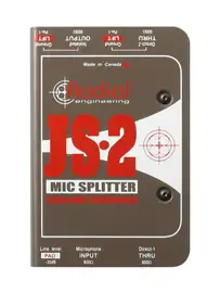 Директ-бокс Radial Engineering JS2 Passive Microphone Splitter Direct Box