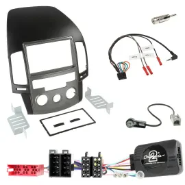 Radioset Lenkradadapter Doppel DIN Autoradio für Hyundai i30 ab 2009