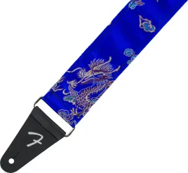 Fender Satin Dragon Guitar Strap, Royal Blue, Model #: 0990638052