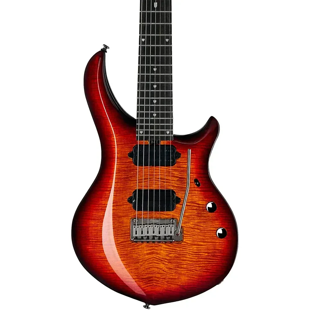 Электрогитара Sterling by Music Man Majesty 7 7-струнная Blood Orange Burst
