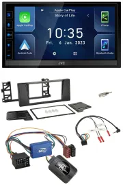 JVC DAB Bluetooth Lenkrad USB 2DIN Autoradio für BMW 5er E39 96-04 Aktivsystem