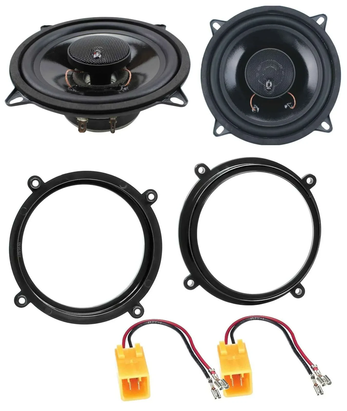 Dietz 100Watt 13cm 2-Wege Lautsprecher für Fiat Brava Bravo Marea Ablage Hecktür