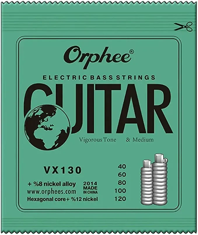 Струны для бас-гитары Orphee VX-130 Nickel Alloy 40-120