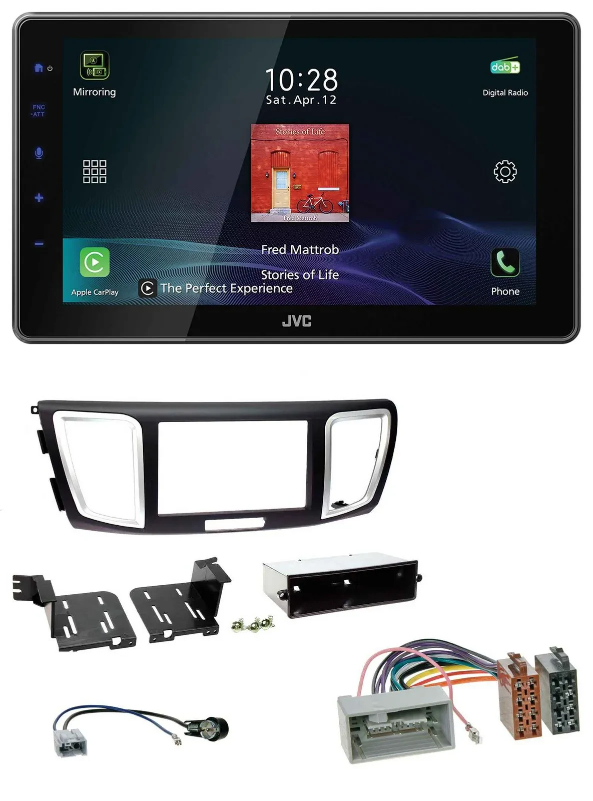 JVC DAB MP3 Bluetooth USB Autoradio für Honda Accord (ab 2011)