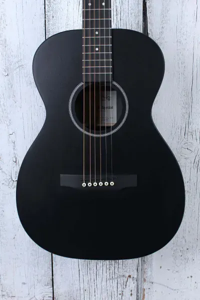 Martin 0-X1 Black 0-14 Fret Concert Body Acoustic Guitar Black Finish w Gig Bag