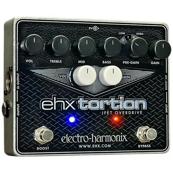 Педаль эффектов для электрогитары Electro-Harmonix EHXTortion JFET Overdrive Guitar Effects Pedal