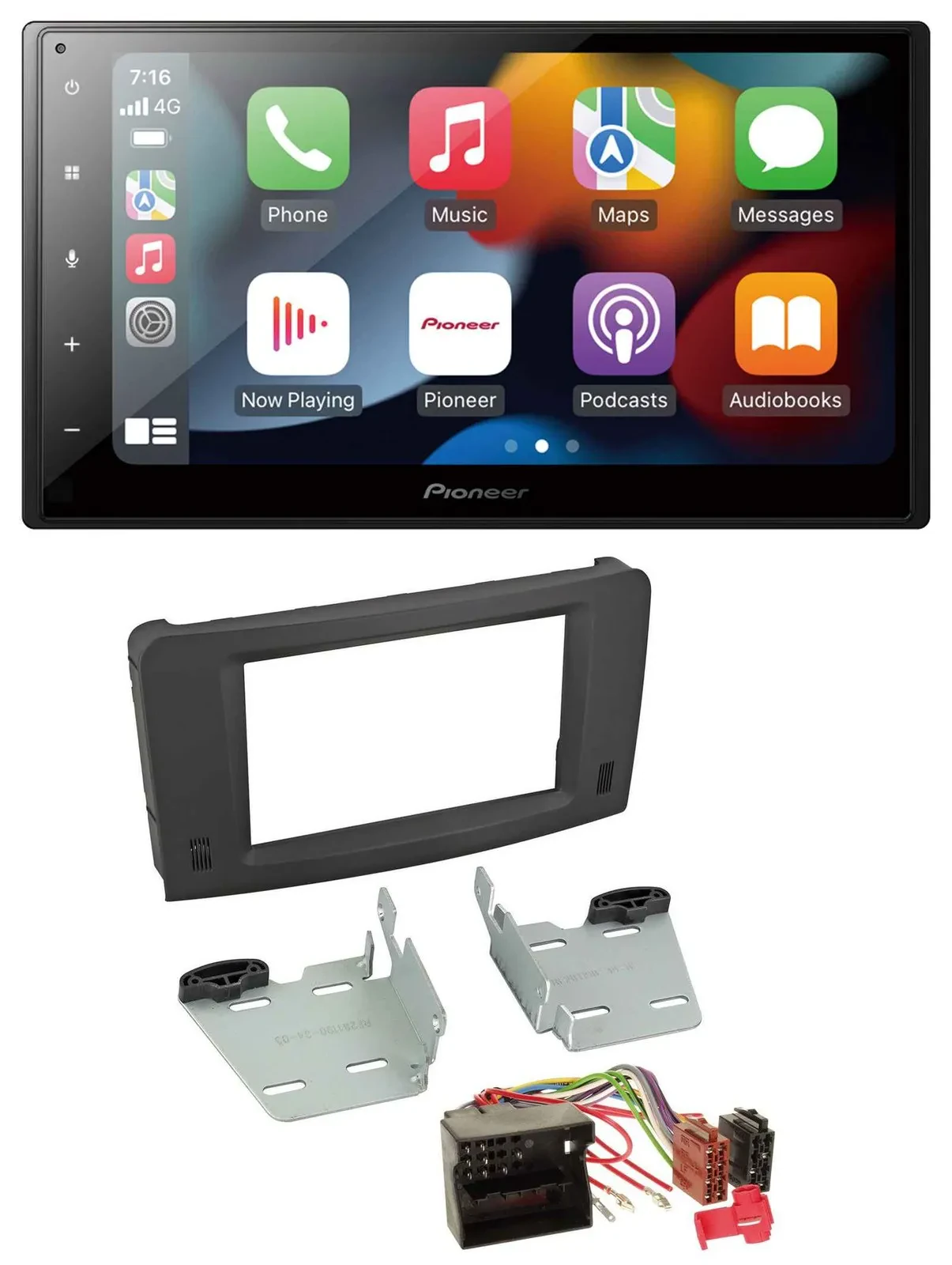 Pioneer DAB Bluetooth 2DIN USB MP3 Autoradio für Mercedes M-Klasse W164 05-11