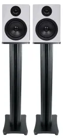 (2) Rockville APM5W 5.25" USB Studio Monitor Speakers+36" Black Premium Stands