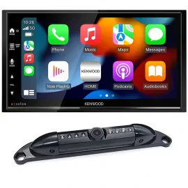 Kenwood DMX809S | 6.8” Double DIN Touchscreen Receiver with Camera