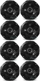 8) Kicker 43DSC504 5.25" 100W RMS DS Series 2-Way Coaxial Car Audio Speakers