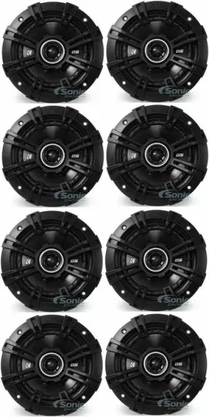 8) Kicker 43DSC504 5.25" 100W RMS DS Series 2-Way Coaxial Car Audio Speakers