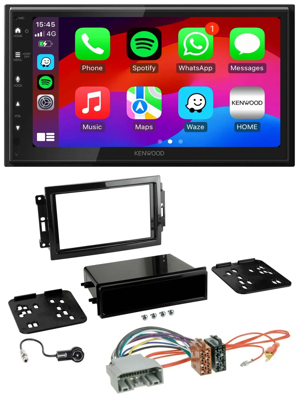 Kenwood MP3 USB DAB 2DIN Bluetooth Autoradio für Chrysler 300C Dodge Caliber Jee