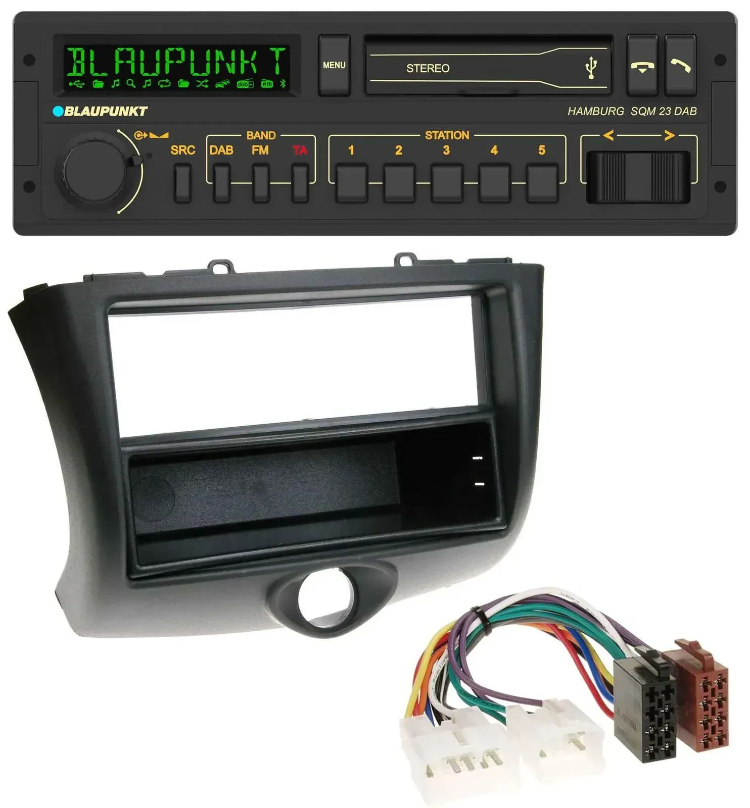 Blaupunkt USB DAB Bluetooth MP3 Autoradio für Toyota Yaris (2003-2006)