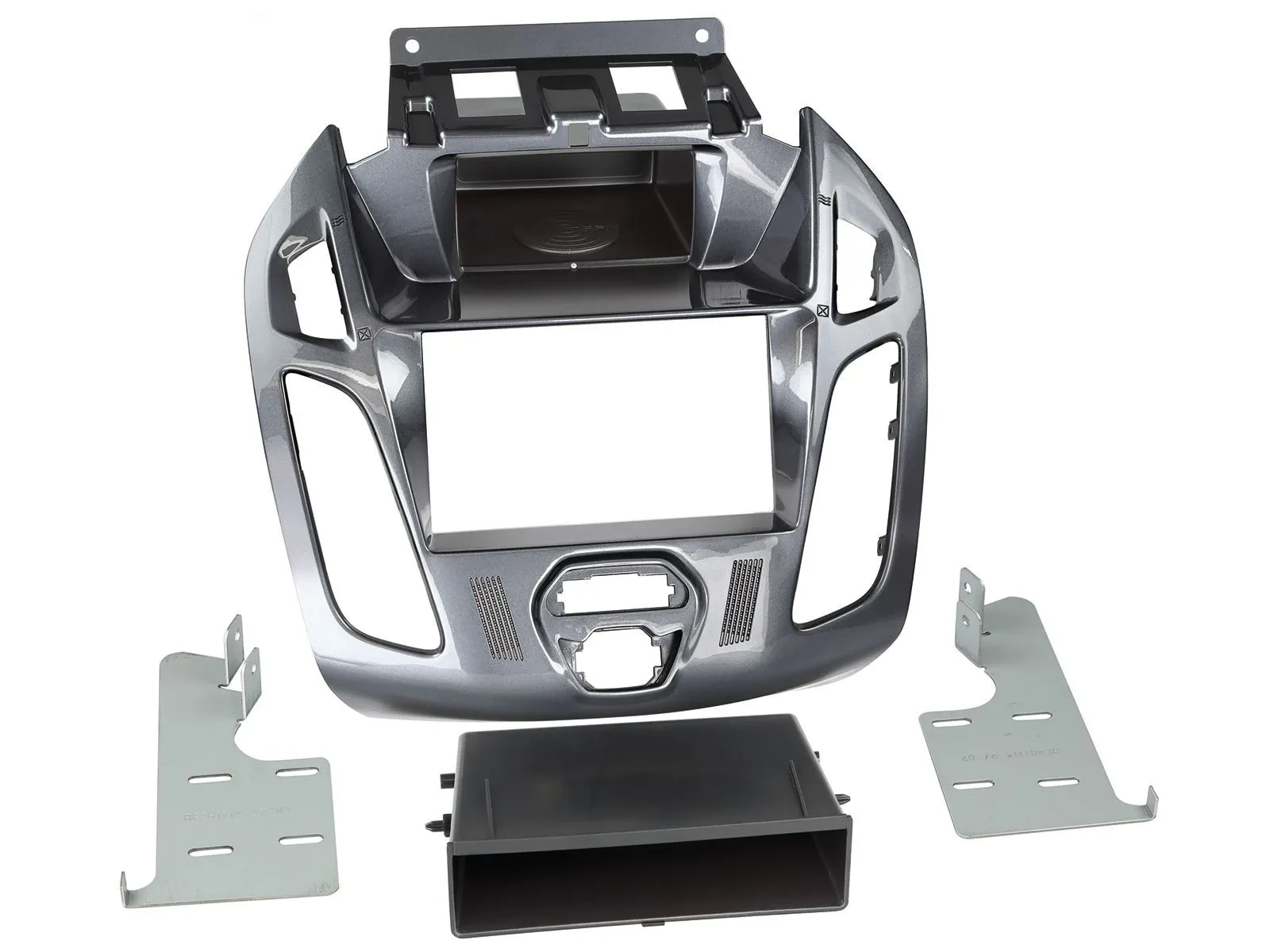 Einbaurahmen DIN Autoradio für Ford Tourneo Transit 2013-2018 ohne Display Nebul