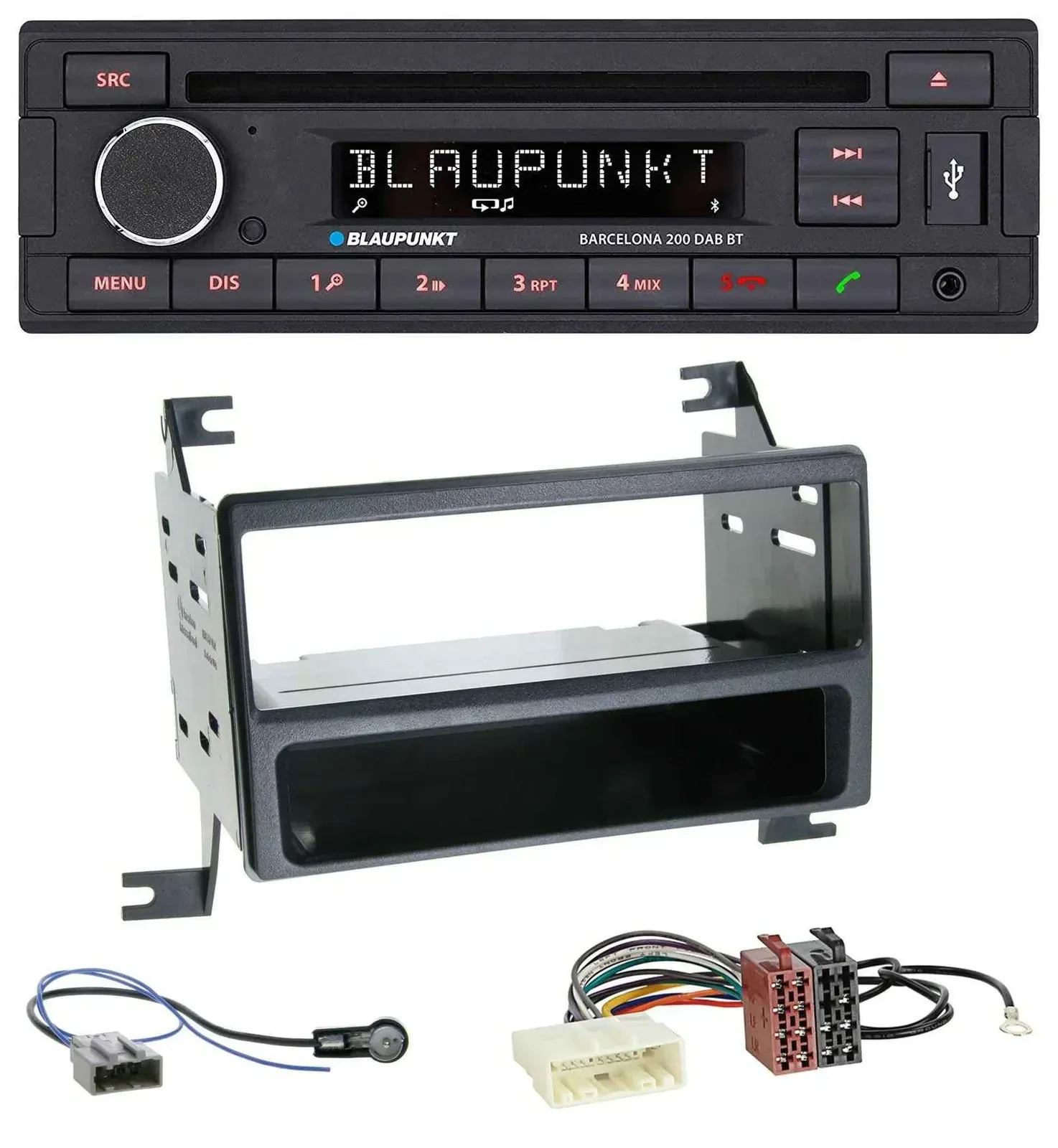 Blaupunkt USB DAB CD Bluetooth MP3 Autoradio für Nissan Juke (J15, 2010-2014)