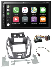 Автомагнитола для Ford Transit Pioneer 2012-2 2 DIN, Bluetooth, USB, MP3, DAB, с дисплеем