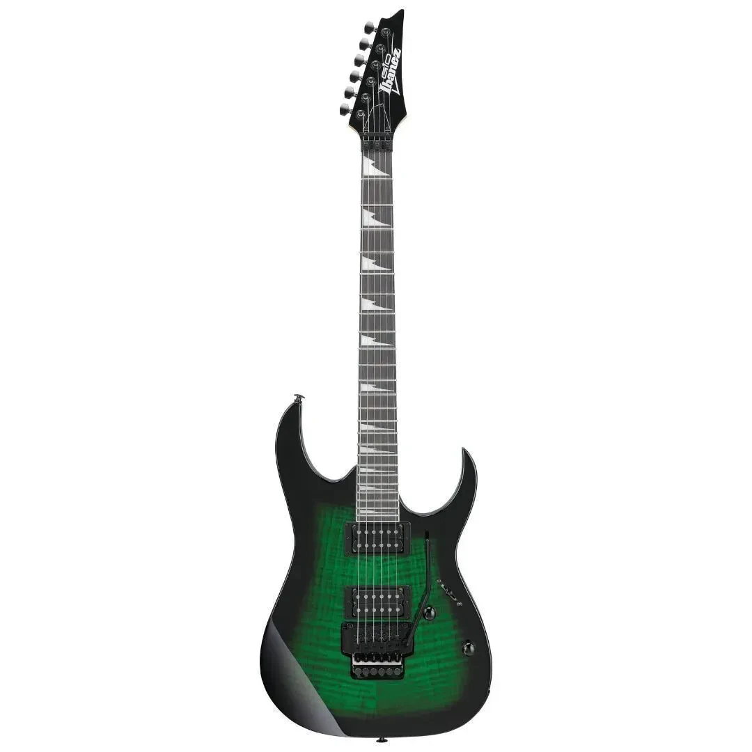 Б/У Электрогитара Ibanez GRG320FATEB GIO RG 6-струнная, цвет Transparent Emerald Burst