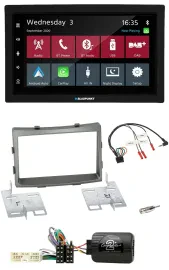 Blaupunkt DAB Bluetooth USB Lenkrad 2DIN Autoradio für SSangYong Rodius ab 2013
