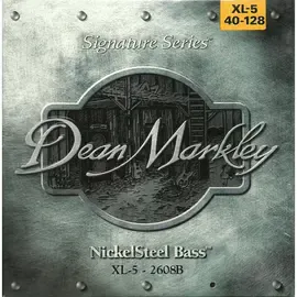 Струны для 5-струнной бас-гитары Dean Markley 2608B 40-128