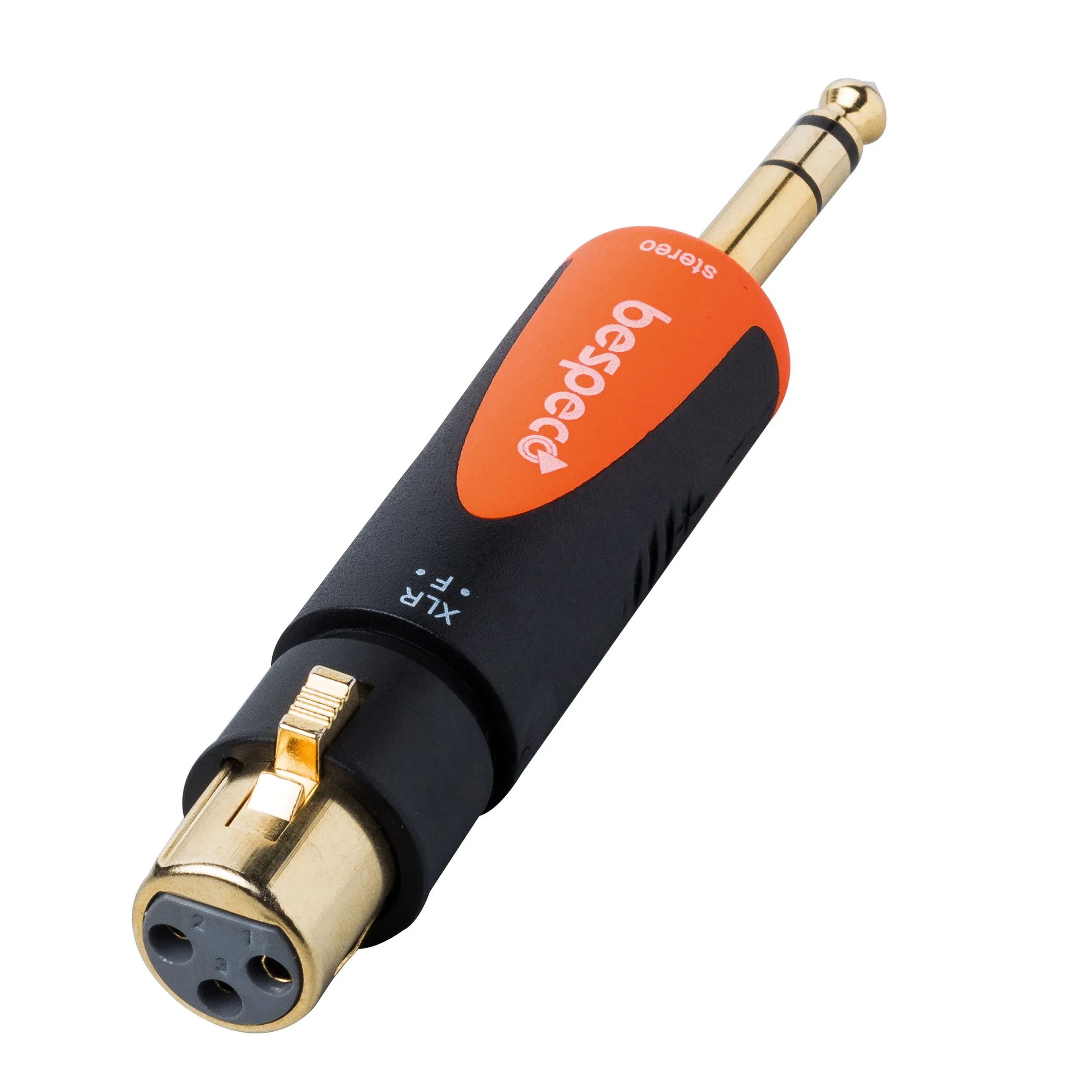 Переходник Bespeco SLAD505B XLR (F) – jack 6.3 (M)