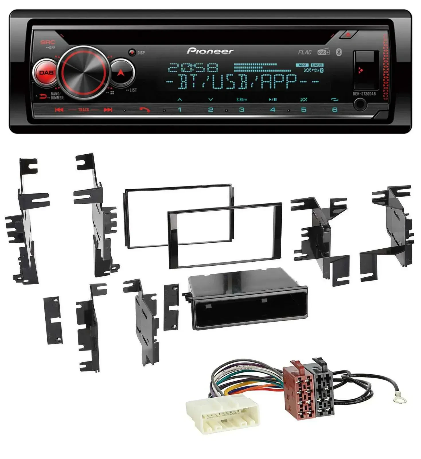 Автомагнитола для Nissan Versa (с 2007) и Xterra (с 2013) Pioneer MP3 DAB CD Bluetooth USB