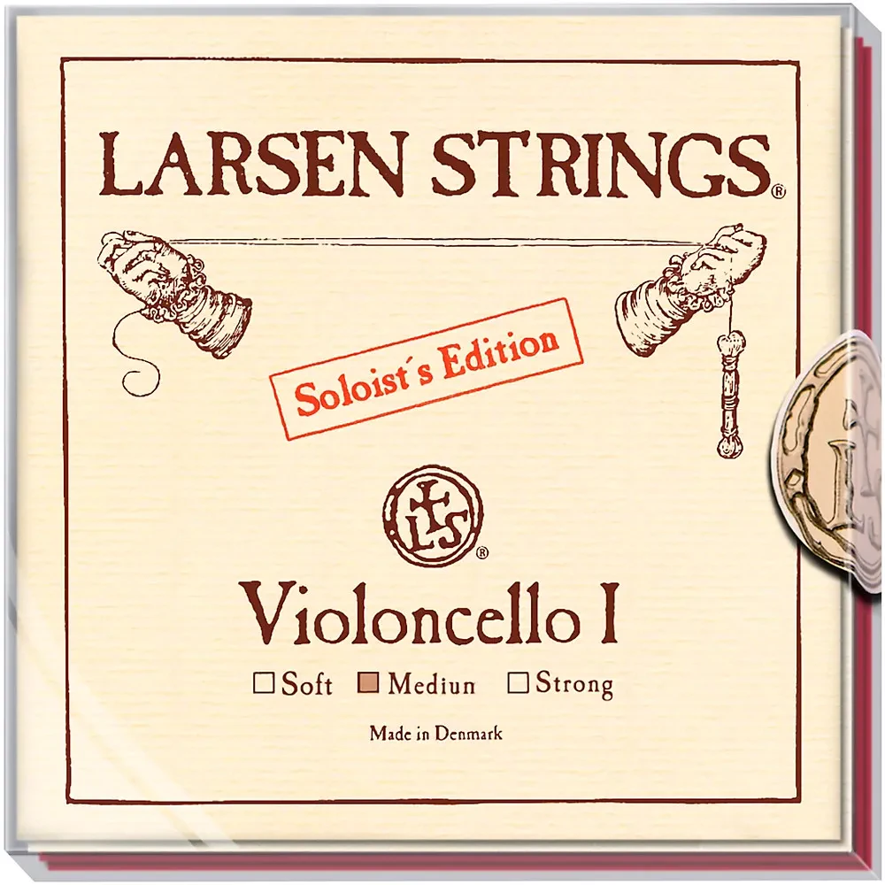 Larsen Strings Soloist and Magnacore Cello String Set 4/4 Size, Medium