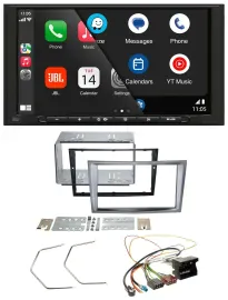 JBL MP3 DAB Bluetooth USB 2DIN Autoradio für Opel Antara Astra H Zafira B charco