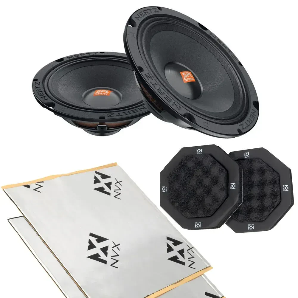 Hertz SV165 NEO 6.5" Midrange Driver + Free NVX Speaker Baffle Kit