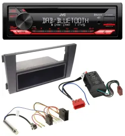 JVC CD DAB USB Bluetooth MP3 Autoradio für Audi A6 01-05 C5 Symphony Bose Aktivs