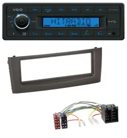 VDO Bluetooth AUX USB MP3 Autoradio für Fiat Grande Punto Punto ab 05 schwarz