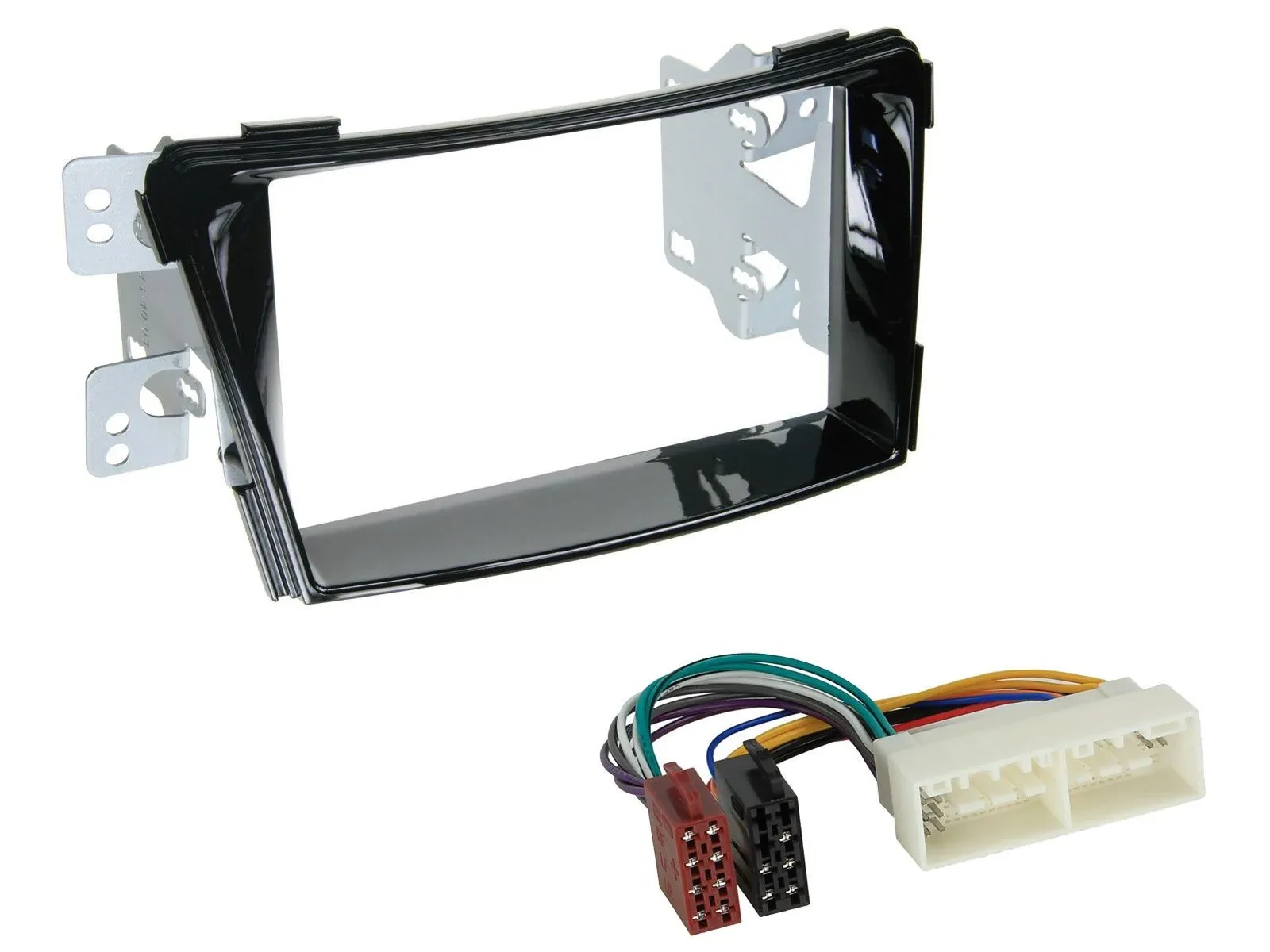 Radioeinbauset Doppel DIN Autoradio für Hyundai i40 ab 2016 Typ VF Klavierlack