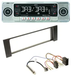 Dietz Bluetooth MP3 DAB USB Autoradio für Audi A4 (B6, 00-04) - ISO