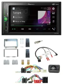 Pioneer 2DIN Lenkrad DAB USB Bluetooth Autoradio für KIA Carnival II VQ 2006-201