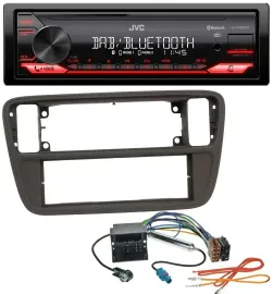 Автомагнитола для VW Up JVC Bluetooth, USB, DAB, MP3 (AA, AAN, 2011–2016)