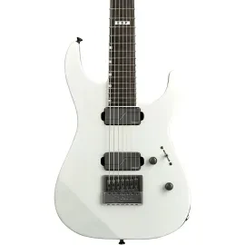 ESP E-II M-II 7B Baritone Evertune Electric Guitar Pearl White