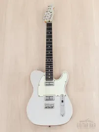 Электрогитара Fender Custom Shop Custom Teambuilt Double TV Jones Telecaster HH Relic Silver w/case USA 2013