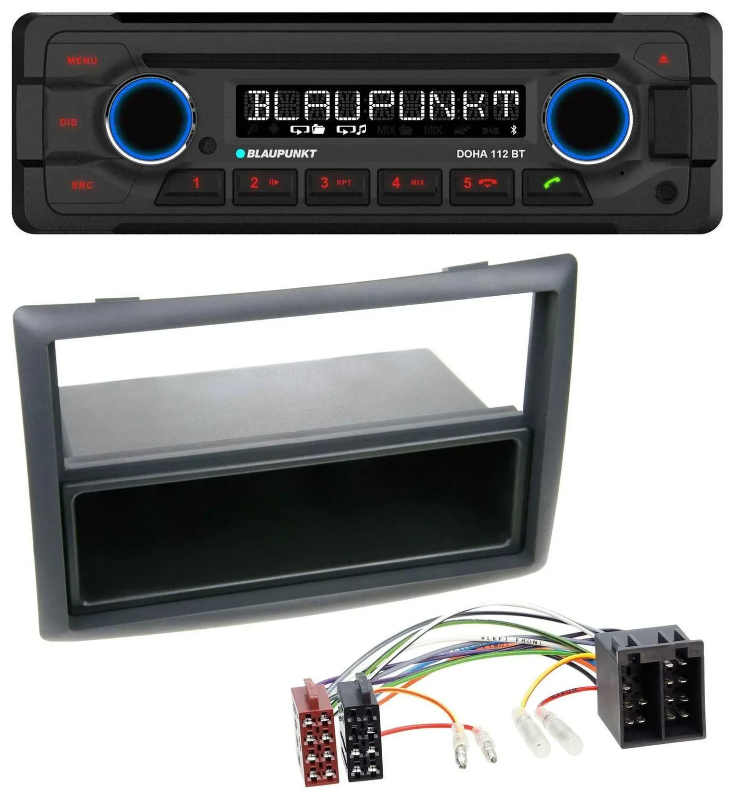 Blaupunkt AUX MP3 CD Bluetooth USB Autoradio für Renault Megane Scenic ab 07 sch