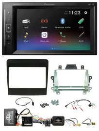 Автомагнитола Pioneer 2DIN, DAB, Bluetooth, USB, для Porsche 911 (2011–2017), совместима с MOST, поддержка кнопок на руле