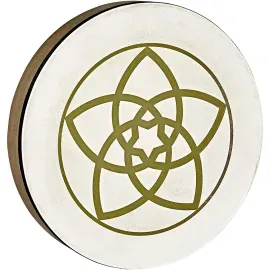 Рамочный барабан MEINL Sonic Energy HD16WB-VF 16" коричневый (Walnut Brown) с рисунком Venus Flower